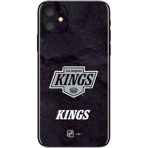 NHL Los Angeles Kings Distressed iPhone 11 Skin